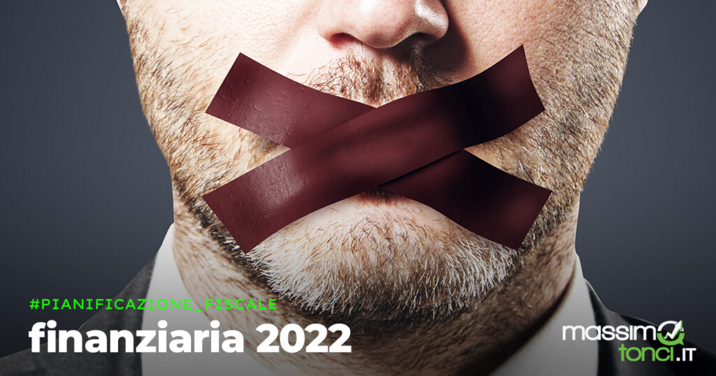 Finanziaria 2022