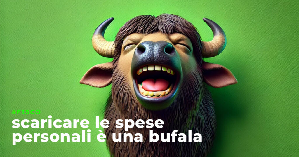 scaricare le spese personali è una bufala