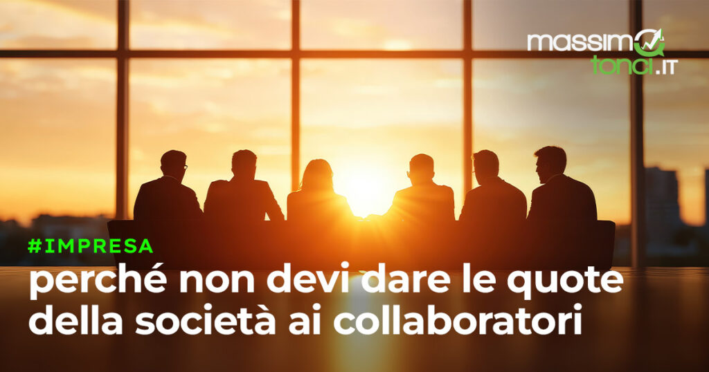 quote della società ai collaboratori