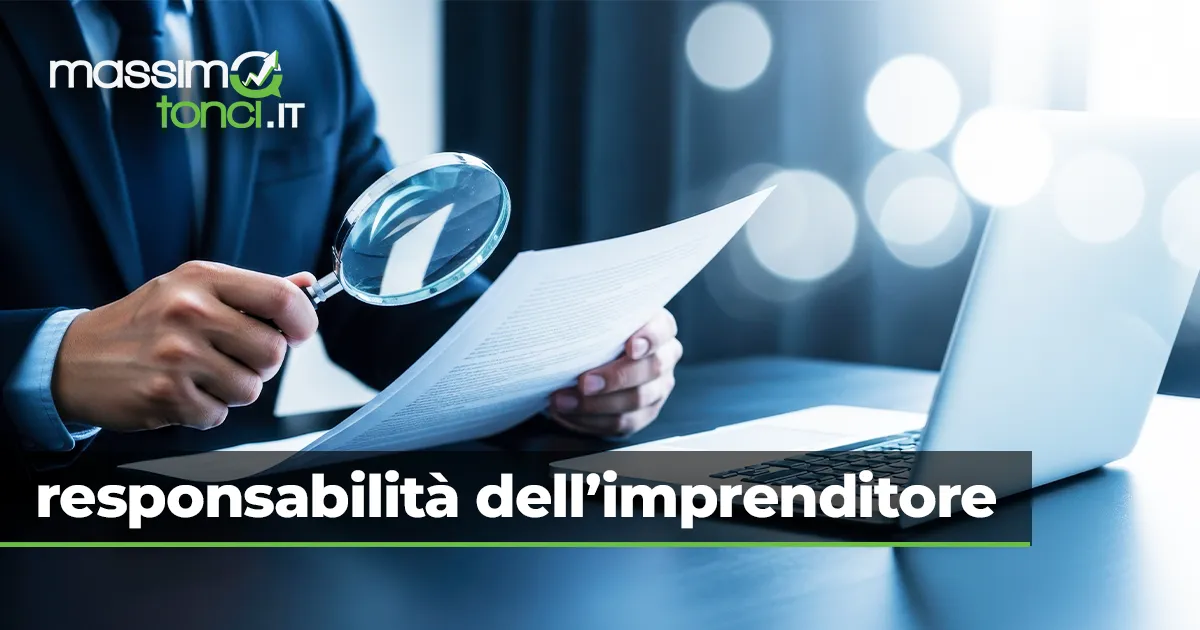 responsabilità imprenditore